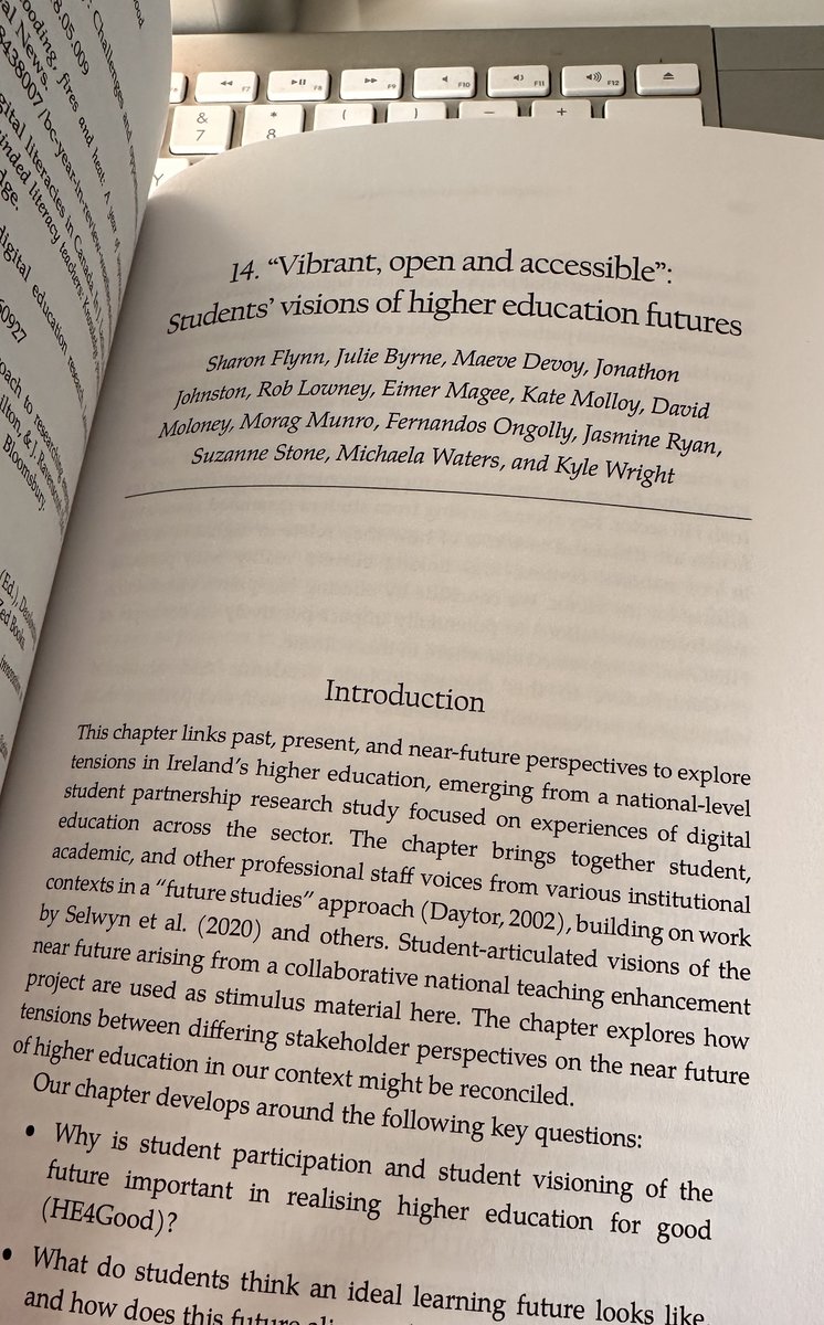 A welcome delivery today, the hard copy of #HE4Good edited by @catherinecronin and @Czernie! Great to see & touch our #IUADigEd inspired chapter, a #StudentsAsPartners output with a host of co-authors. One of many insightful, hopeful, rallying chapters: openbookpublishers.com/books/10.11647…