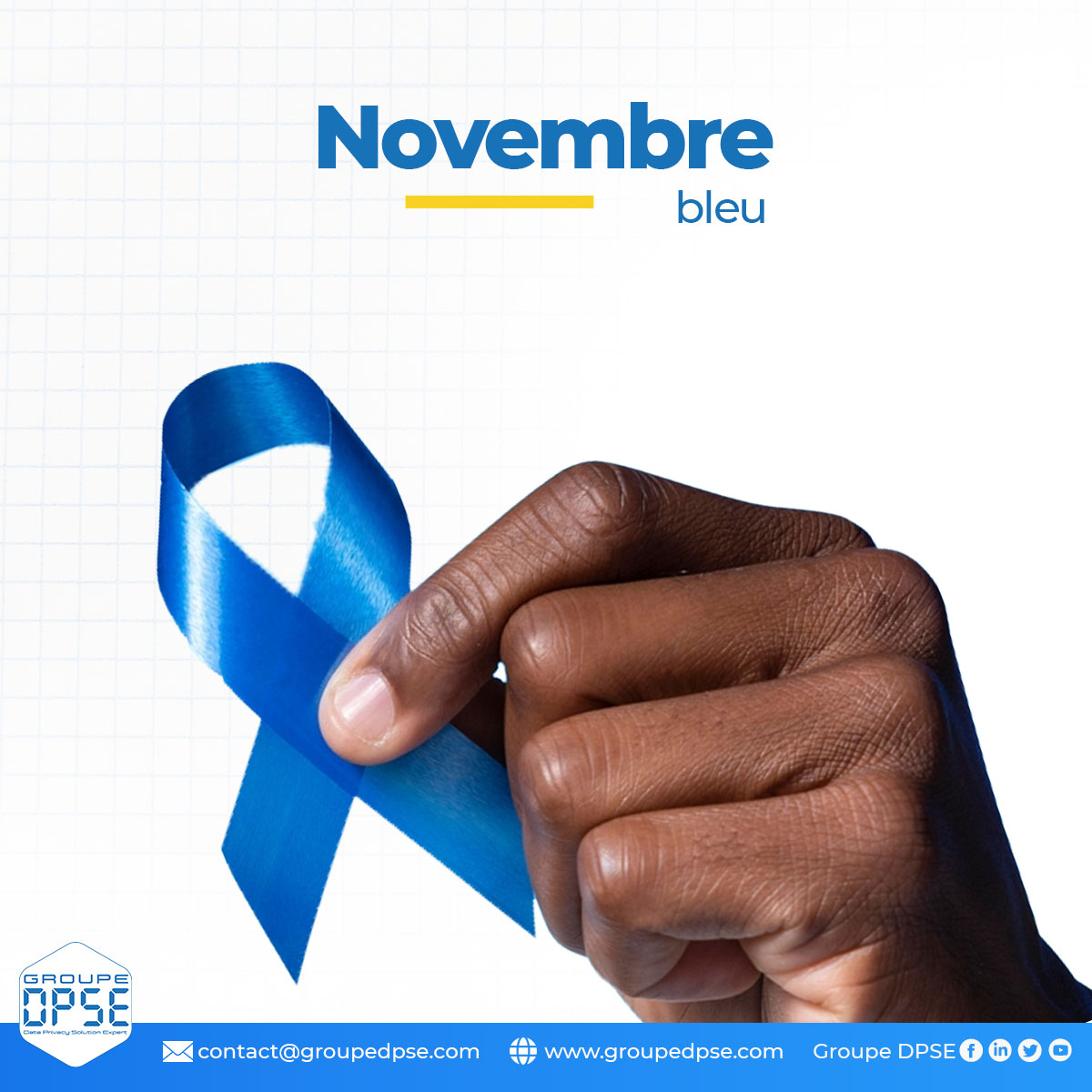 GroupeDPSE's tweet image. Se faire dépister pour prévenir les risques de survenance du cancer de la prostate, Groupe DPSE s&apos;y engage et vous ?

Retrouvez-nous sur 👉 : groupedpse.com

#GroupeDPSE #STOP_cancer_de_la_prostate #Santé_pour_tous #Lutte_contre_le_cancer #Novembre_Bleu #Health_data
