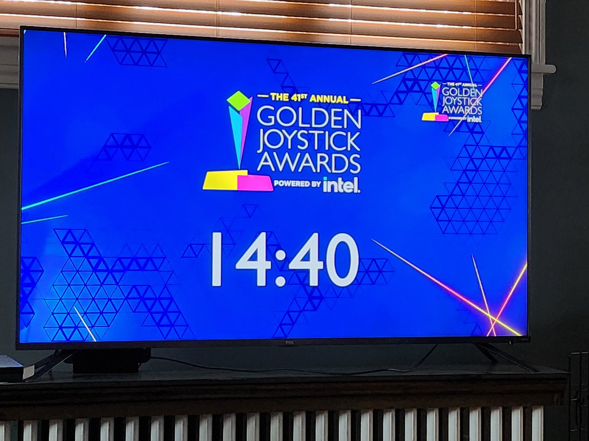 I'm tuned in! #thegoldenjoystickawards #davethediver