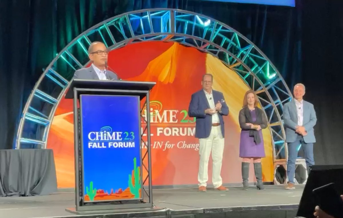 Huge congratulations to Dr Rab <a href="/CIOSHAFIQ/">Shafiq Rab</a> on winning the <a href="/CIOCHIME/">CHIME</a> CIO of the year award! It’s been an honor and a pleasure to serve with you!