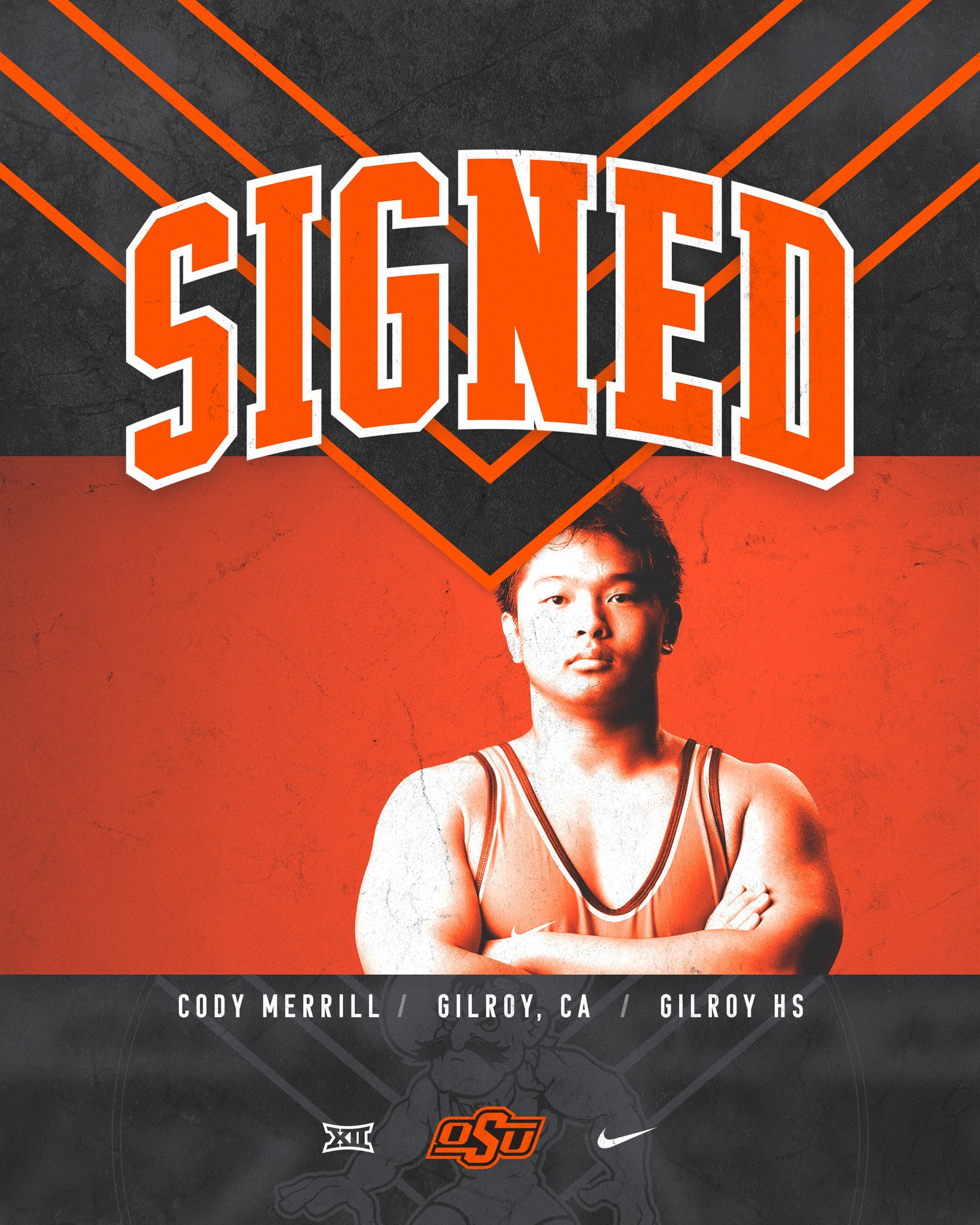 OSU Cowboy Wrestling on X: "Cody ➡️ Cowboy Welcome to Stillwater, Cody  Merrill! #HomeOfWrestling l #GoPokes https://t.co/KjlF3piKBh" / X