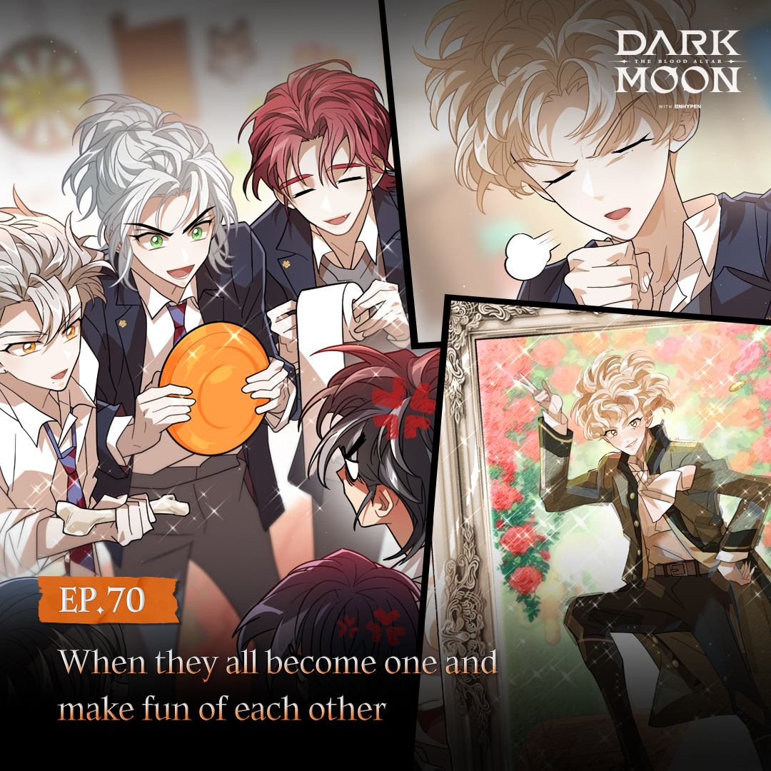 When was the sweetest moment that showed 
the vampire boys' strong friendship?

If you have any other memorable episodes, 
let us know in the quote retweets

Read & Subscribe to #DARKMOON🌙
👉🏻 linktr.ee/DARKMOON_HYBE

#DARKMOON_THEBLOODALTAR