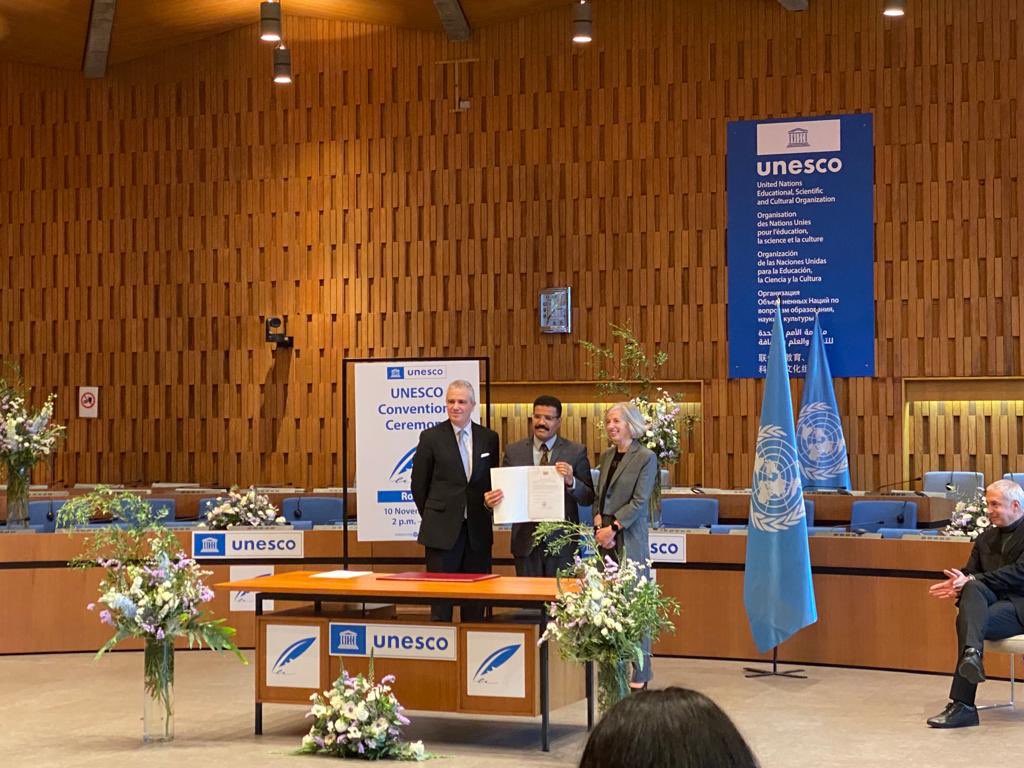 We are happy to announce that #Yemen deposited its instrument of ratification to the #Global_Convention on the Recognition of Qualifications concerning #HigherEducation and the Convention on the Recognition of Studies, Diplomas and Degrees in Higher Education in the #Arab_states