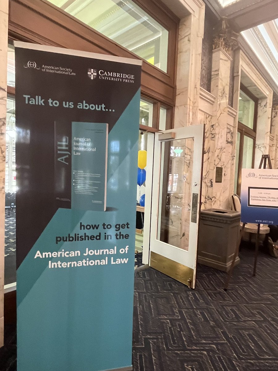 AJIL_andUnbound's tweet image. Join @MonicaHakimi, @AratoJulian, and Neha Jain to discuss getting published in AJIL at 11am. #ASILMYM