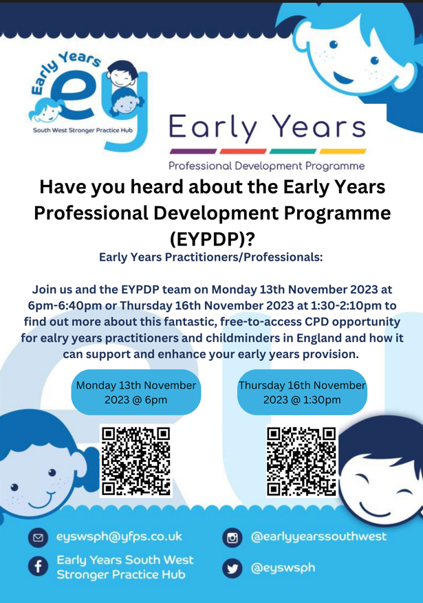 Early Years South West Stronger Practice Hub tweet media