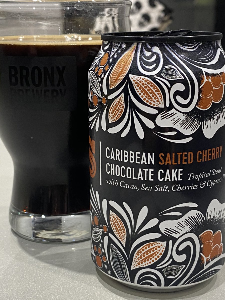 El_Stevo177's tweet photo. A fresh new big-hitting double milk Impy Stout… boozy cherries dominating the taste buds! Round of applause to @SirenCraftBrew - just another THREE to try.. 🥳 https://t.co/kPwUE2yfFW