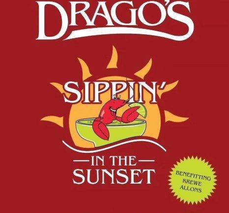 Join me on the Drago's patio THIS AFTERNOON, I'll be out there with some of my teammates at 4:30. Excited to be represeting the Krewe!