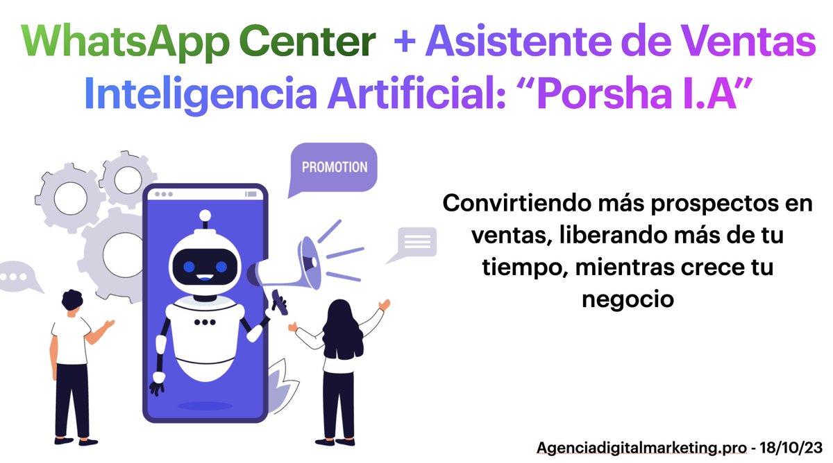 Ignapiaggio's tweet image. ✅ Todos sus clientes potenciales, ya sea de Facebook, anuncios, llamadas telefónicas o su sitio web, se reúnen en un solo lugar.

 ✅  Nuestra IA responde automáticamente a tus prospectos, convirtiéndolos en nuevos clientes.

👉 Envíanos un mensaje sólo con la palabra "clientes"