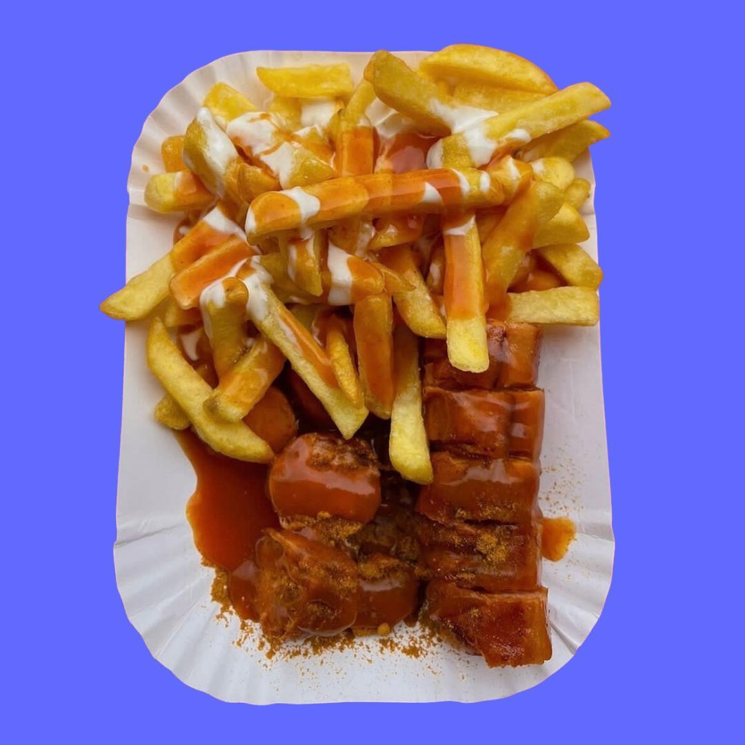 Currywurst is a popular street food in Germany. It is a grilled or fried pork sausage seasoned with curry ketchup and served with fries or bread. Currywurst is beloved in Germany and can be found at food stalls, restaurants, and fast food chains.

#traveleats #FoodFriday