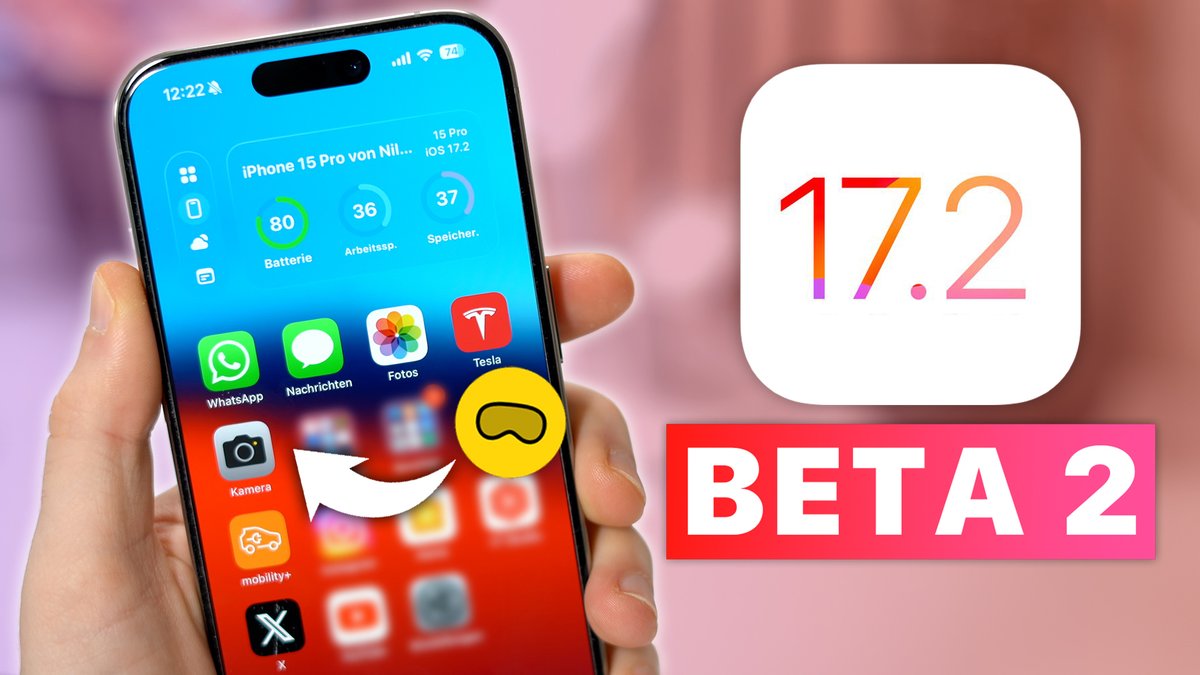 NilsHendrikWelk's tweet image. Gestern Abend hat Apple iOS 17.2 Beta 2 für Entwickler veröffentlicht und einige neue Funktionen und Änderungen hinzugefügt 📱🔂 Was neu ist, erfahrt ihr jetzt in meinem neuen Video! 🚀🙌🏼 #iOS172 #iOS172Beta2 #SpatialVideo #VisionPro 
--&amp;gt; youtu.be/N1ceqrL4S3c