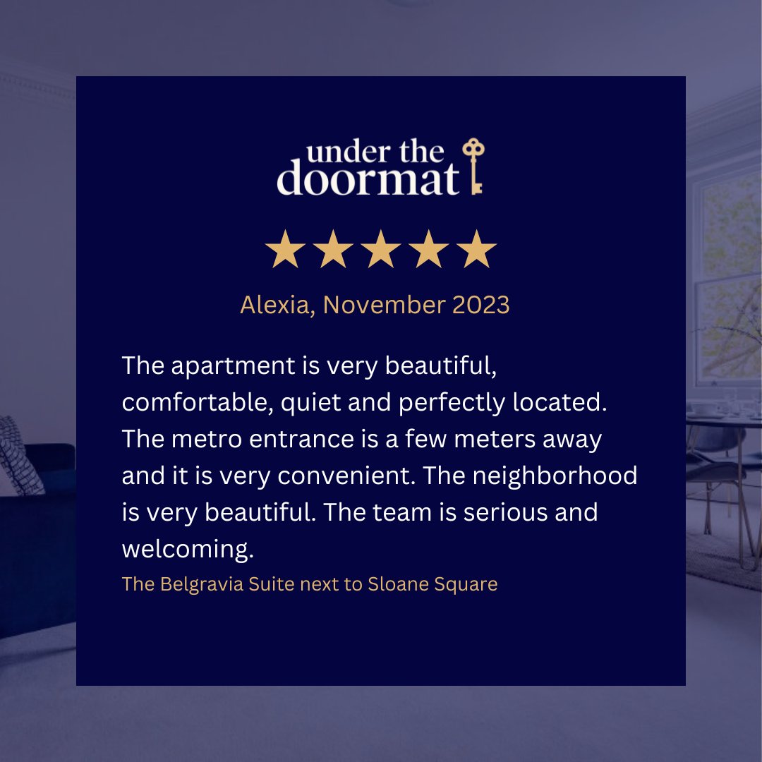UnderDoormat's tweet photo. When you stay with us at 3 Sloane Gardens, we make sure your stay is peaceful and comfortable. 

#london #luxurytravel #servicedapartment https://t.co/c93q50sn8K