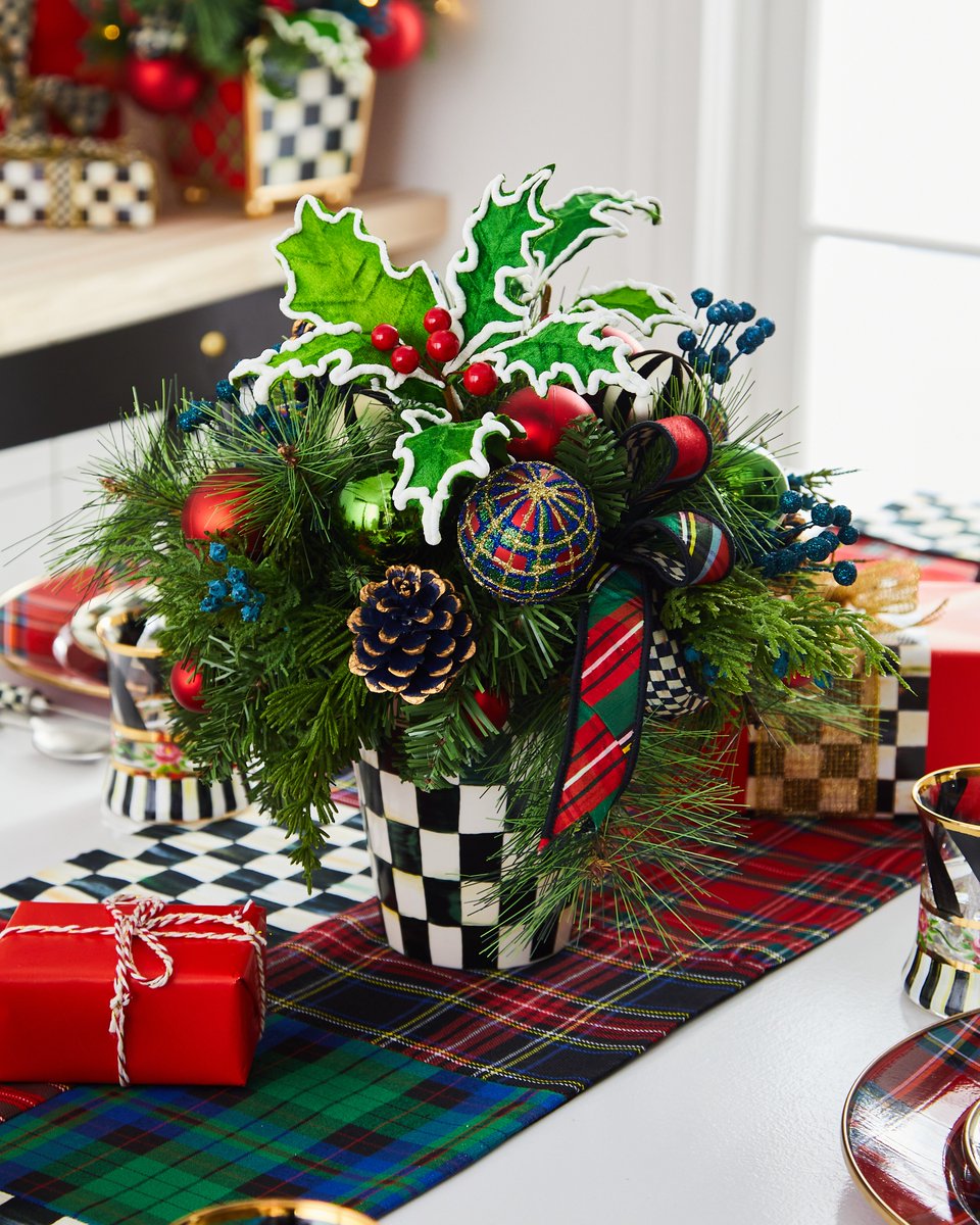 Have a holly, jolly holiday with our NEW Tartastic Collection, including greenery like centerpieces, swags and more.🎄 Shop here: bit.ly/3FEX7yR