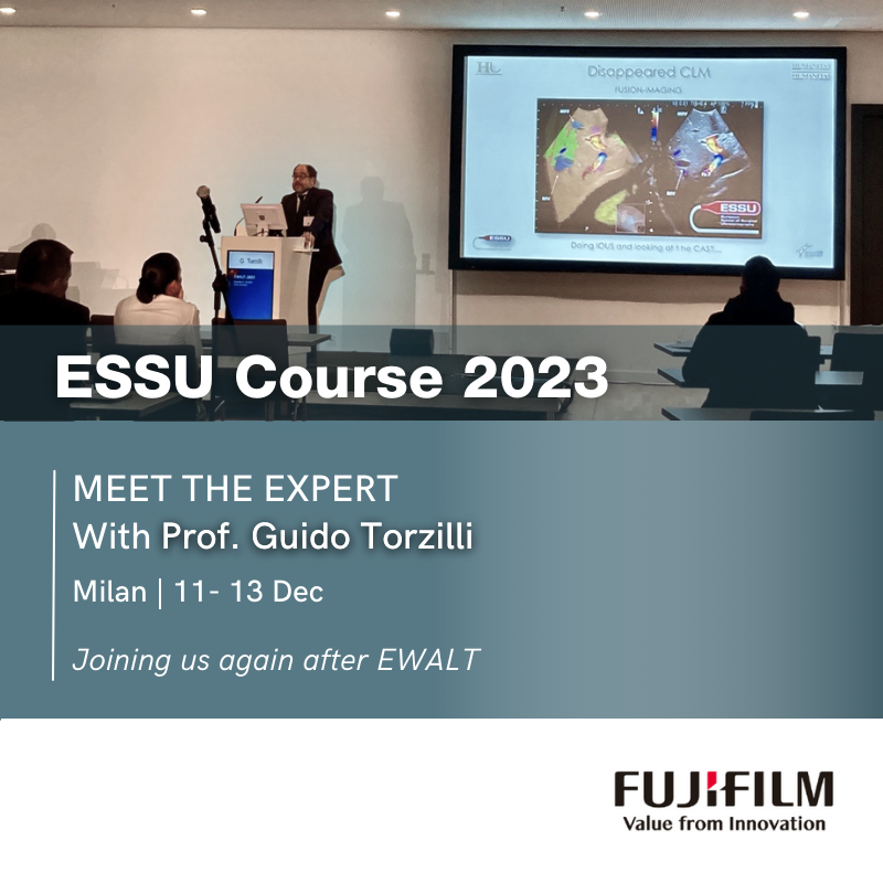 FUJIFILM_HCEMEA's tweet photo. Thank you for being with us at #EWALT.
And a special thank you to Prof. Guido Torzilli.
Find us in Milan for the upcoming #ESSUCourse!
11-13 Dec | ➡️ Prof. Guido Torzilli
Register now! https://t.co/6GUchLqRIR
#FUJIFILMHealthcareEurope #Ultrasound https://t.co/RjtJnmx5v5