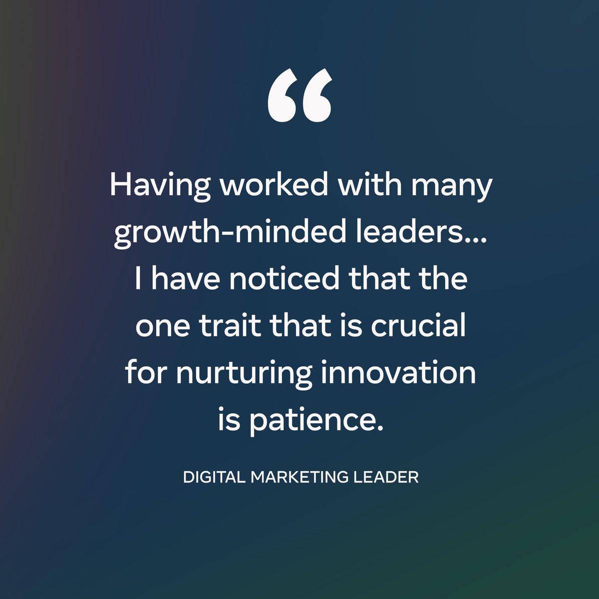 MetaforWork's tweet image. Innovation doesn&apos;t happen overnight. Behind all creative thinkers are those patient enough to let them explore.

Whether you&apos;re a manager or business partner, protecting that freedom is crucial. Learn how you can nurture innovators: metafor.work/3QdyLBb

#MetaforWork