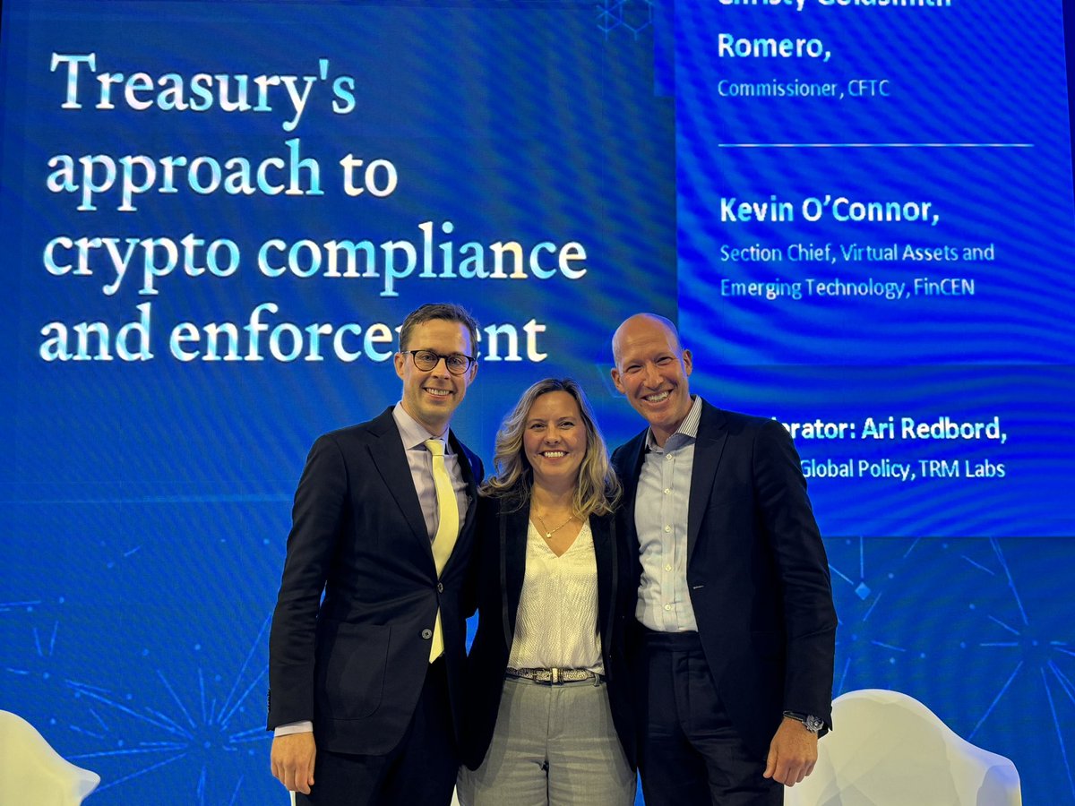 Leave it to <a href="/trmlabs/">TRM Labs</a> and <a href="/ARedbord/">Ari Redbord</a> to put on a serious law enforcement  conference on combatting crime, illicit finance and other illegal activity re digital assets.