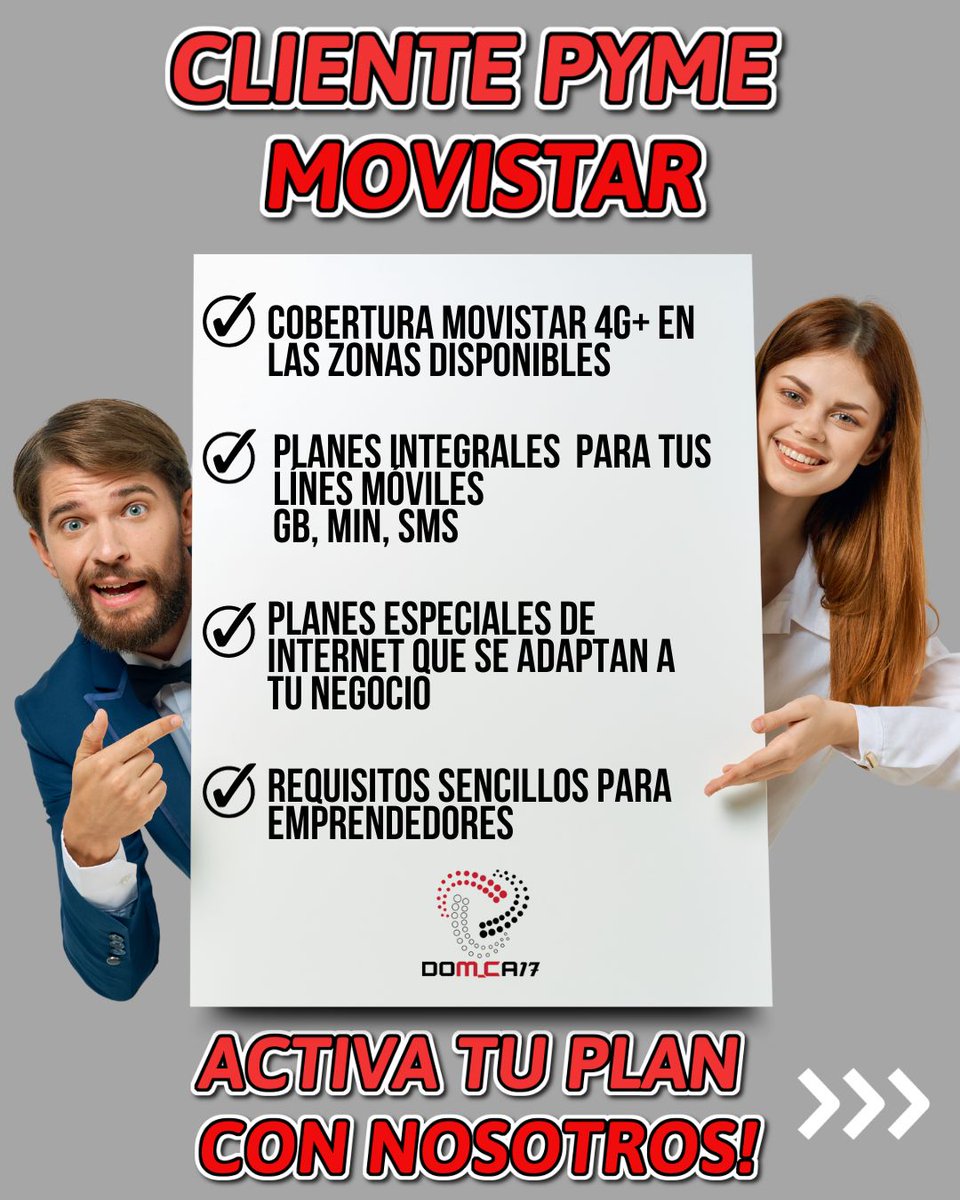 dom_ca's tweet photo. Activa tu Plan con Nosotros! Contáctanos Link la Bio 📲
📌Te esperamos: CC Buenaventura Vista Place. Nivel Mirador. Local M9 @ccbvistaplace

🛒Visita nuestra tienda Online: https://t.co/JZb9SKvlFA   

#domca17 #movistar #canalpyme #alianza #conectados #plan https://t.co/lGaI8oaSuc