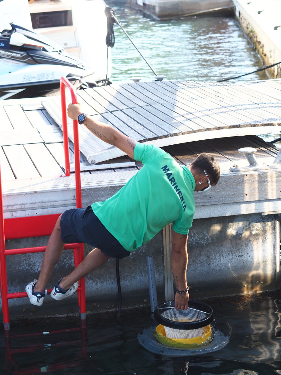 @MarinamahonPort  has installed the Seabin floating waste garbage to help keep the sea clean of plastics and waste. The Seabin filters 20,000 liters of water per hour and collects up to 1.5 kg of waste per day.

#marinaportmahon #mahon #Menorca #balearicislands #cleaningtheocean