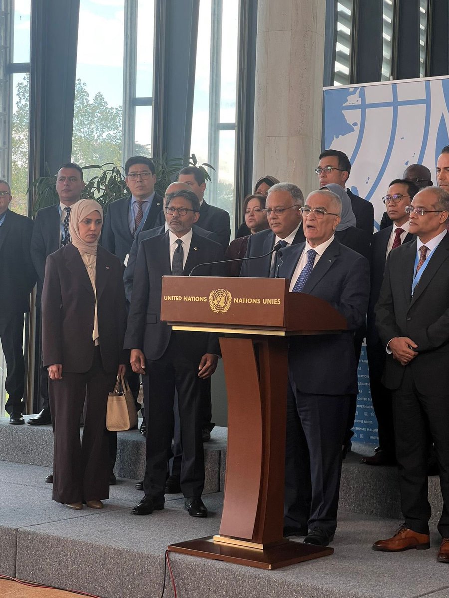 MDVinGeneva's tweet image. H.E Dr. Asim Ahmed @Asim_mv delivered the Joint Call on the humanitarian situation in Gaza on behalf of a group of Ambassadors today, at a ceremony held at the #UNOG. The call was guided by the purposes and principles of the UN Charter &amp;amp; called for an immediate ceasefire in Gaza.