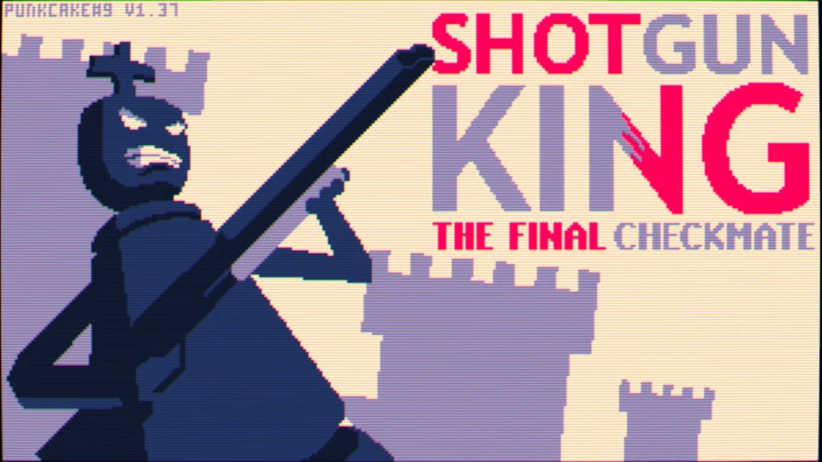 Jaconian's tweet image. Our article today takes a look at the hilariously titled Shotgun King: The  Final  Checkmate from @PUNKCAKE_delice where you solo a game of chess playing as a King armed with a shotgun:

stageselectstart.blogspot.com/2023/11/game-e…

#GameEXP #ShotgunKing #PUNKCAKEDélicieux #StageSelectStart