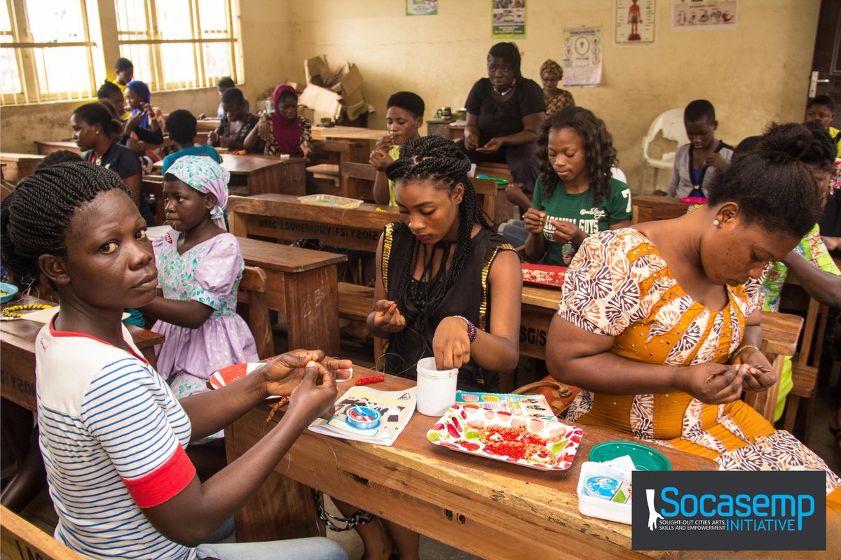 socasempmotions's tweet photo. As we step into the weekend, we take with us some of the beautiful memories from our Bead Making Class during our Makoko training. This class produced one of our Best Beneficiaries for the training that year and we are grateful to have been able to create this opportunity. https://t.co/kacQSYuI6V