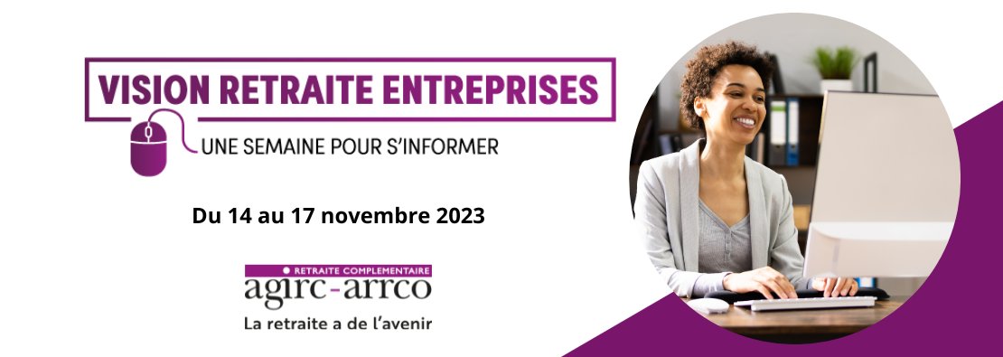 Agirc-Arrco (@agircarrco) on Twitter photo Du 14 au 17/11 , l’<a href="/AgircArrco/">Agirc-Arrco</a> & les caisses de retraite complémentaire convient les #entreprises à Vision retraite entreprises, une semaine pour s’informer sur les dernières actualités réglementaires ou sur l’ensemble de l’offre de services #retraitecomplémentaire. Du 14 au 17/11 , l’<a href="/AgircArrco/">Agirc-Arrco</a> & les caisses de retraite complémentaire convient les #entreprises à Vision retraite entreprises, une semaine pour s’informer sur les dernières actualités réglementaires ou sur l’ensemble de l’offre de services #retraitecomplémentaire.