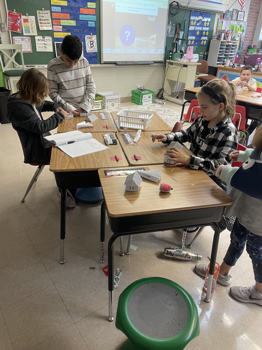 d61greco's tweet photo. In Science we used our engineering and problem solving skills to keep a house from blowing away. #d61Lace #d61learn @D61Press @MysterySci https://t.co/VfQuHKJbAv