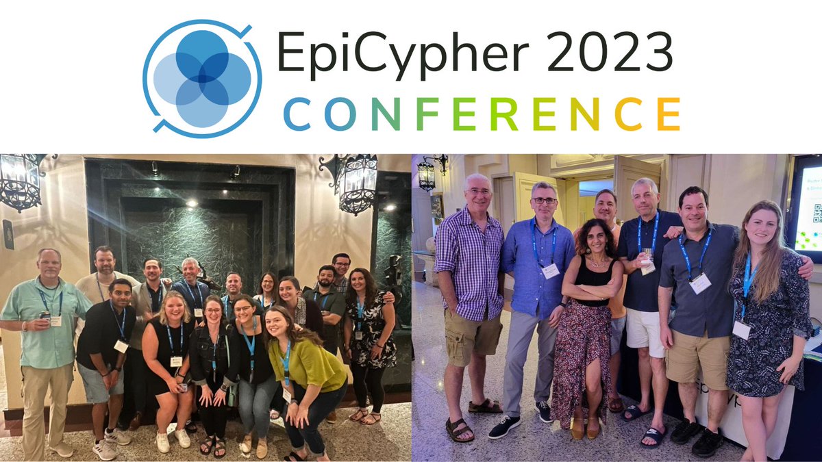 And that's a wrap on #Epi2023! Already looking forward to EpiCypher 2025!