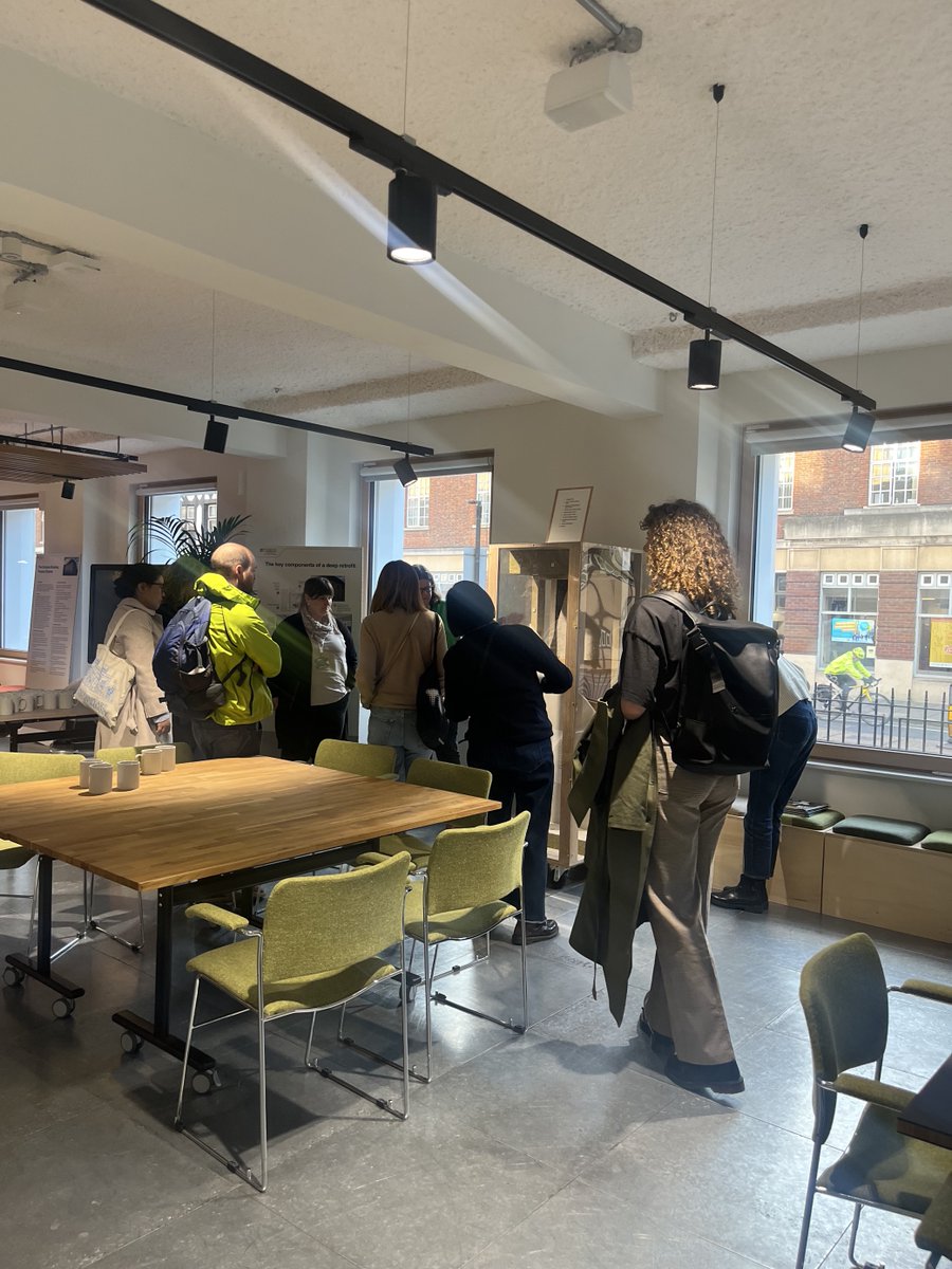 cisl_cambridge's tweet photo. 💡An inspiring afternoon at #Entopia today with our first 'Inside Entopia' session, hearing from our project partners about our award-winning retrofit and a tour of the building. Thanks to all who presented and attended and watch this space for more opportunities to visit!
#BuildingChange #CISL
@3PM_UK
@ArchitypeUK
@bdp_com
@EveWaldron
@isglimited
@MaxFordhamLLP