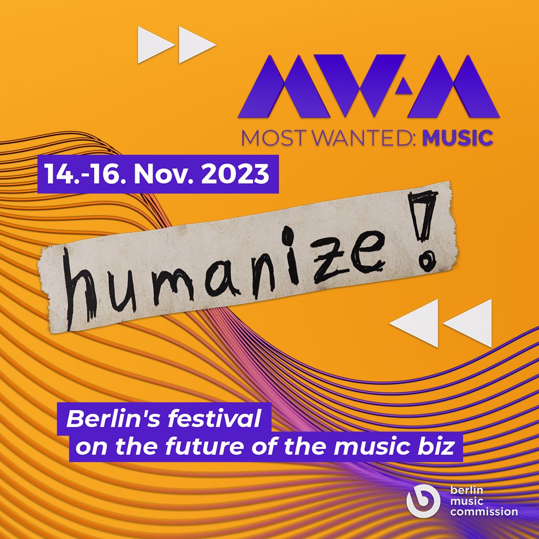 Anzeige | Most Wanted: Music goes AI! Keynotes, Interviews, Diskussionen rund um die Themen Menschlichkeit und Künstliche Intelligenz gibt´s am 15. & 16. November in der Kulturbrauerei. Gewinnt auf fluxfm.de Tickets für die Live Konzerte! @mwmberlin #win