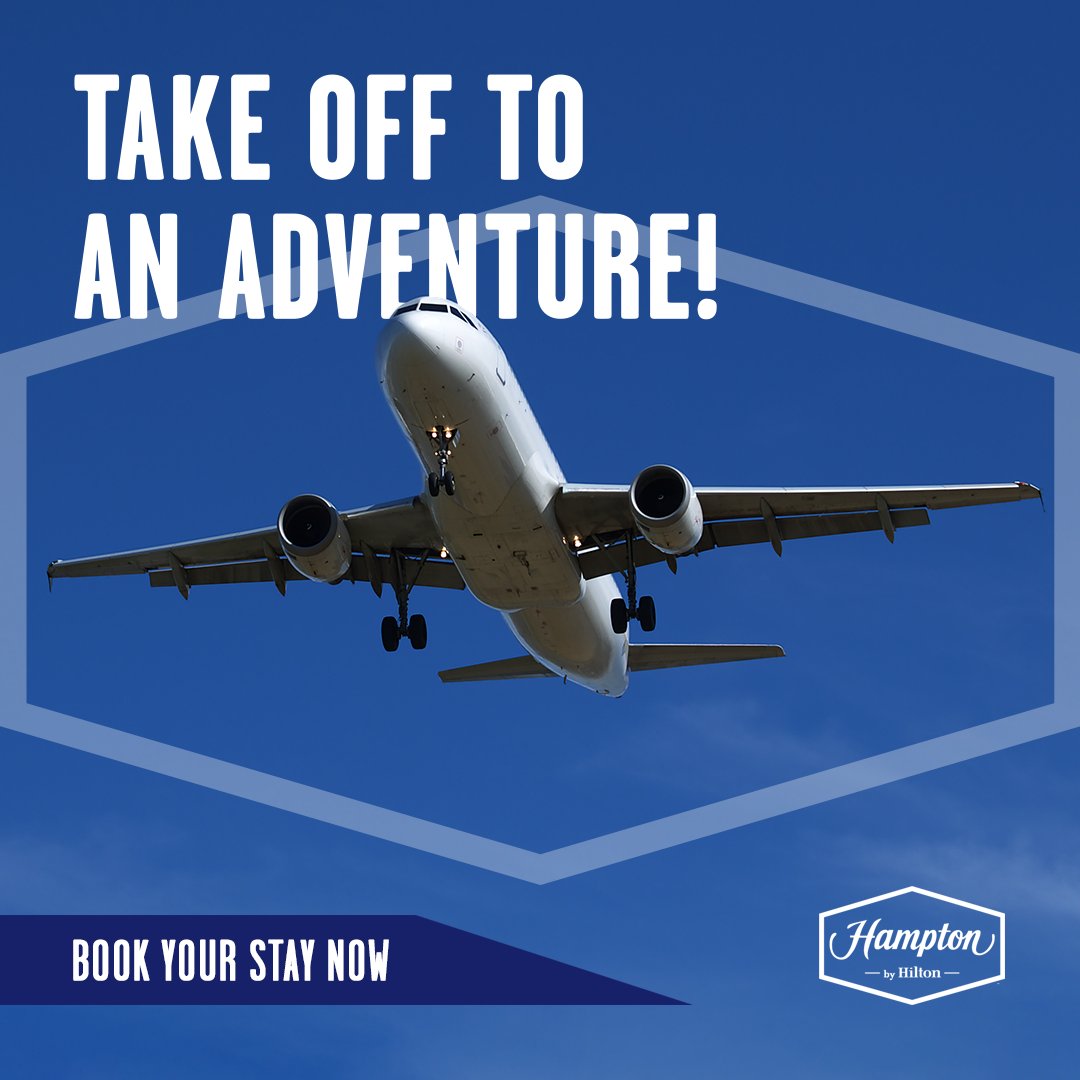 Prepare to Take Off to an Adventure of a Lifetime, all while enjoying the comfort and convenience of Hampton by Hilton London Stansted Airport! 🌍🏨 

Book your stay now → bit.ly/39RK1OG

#LondonAdventure #TravelInComfort #HamptonByHilton #StanstedAirport