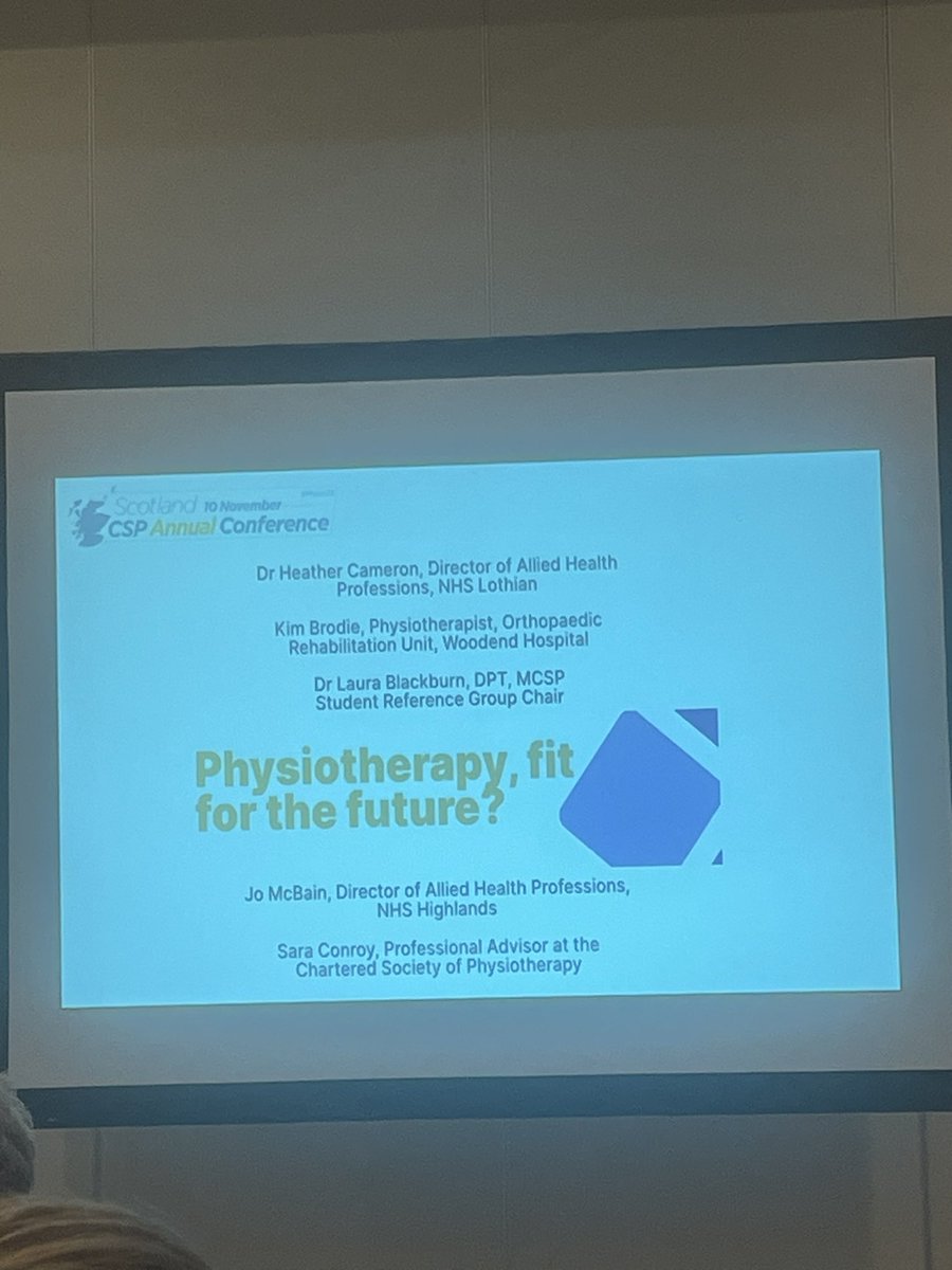 JudeVBolton's tweet photo. A really thought provoking debate looking at physiotherapy in the future. Some good points on the for and against #Physio23 https://t.co/NZzxoH3ubg