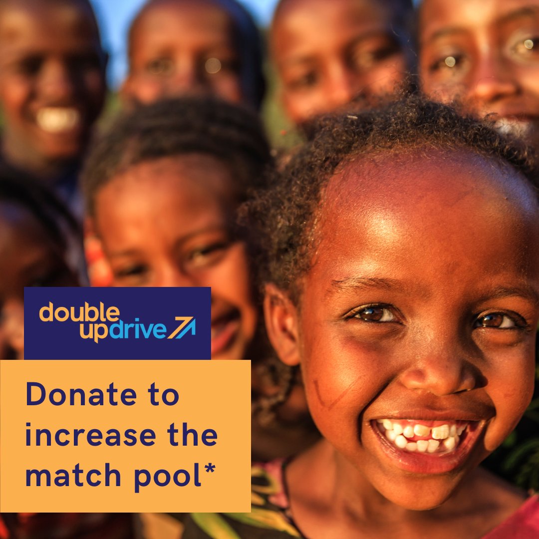 Double Up Drive’s match drive is going live on 28 November, but why wait till then to make a difference? Donate towards match pool* &amp; help us make a greater impact. Visit doubleupdrive.org
*It won't be matched now, but will be used to match donations when the Drive launches
