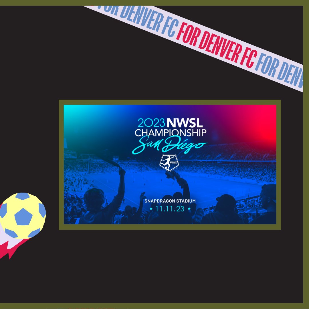 For Denver FC (@fordenverfc) on Twitter photo Where are you watching the #NWSLFinal? We don't have an official watch party BUT fans will be gathering at:
Denver: <a href="/bulldog_bar/">British Bullldog Bar</a>
Ft Collins: <a href="/HorseDragon303/">Horse & Dragon 303</a>
Going to San Diego? ✈️
Meet the #ForDenverFC crew tomorrow:
- 10:30am <a href="/FairplayNp/">FairplayNP</a>
- Halftime 📸: Top of Section 138 Where are you watching the #NWSLFinal? We don't have an official watch party BUT fans will be gathering at:
Denver: <a href="/bulldog_bar/">British Bullldog Bar</a>
Ft Collins: <a href="/HorseDragon303/">Horse & Dragon 303</a>
Going to San Diego? ✈️
Meet the #ForDenverFC crew tomorrow:
- 10:30am <a href="/FairplayNp/">FairplayNP</a>
- Halftime 📸: Top of Section 138