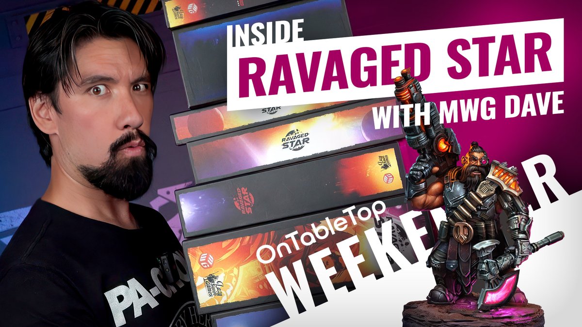 ontabletop's tweet image. Dave from @miniwargaming joins us to talk #RavagedStar in a deep dive! We talk rules, lore, factions, miniatures and the future! Join us for #OTTWeekender for this and much more youtube.com/watch?v=3nQdX1…