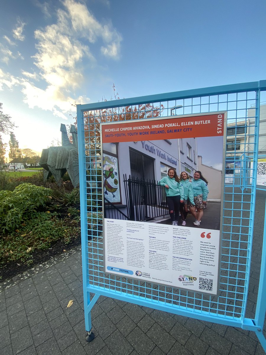 Gorgeous exhibition on campus <a href="/uniofgalway/">Ollscoil na Gaillimhe | University of Galway</a> developed by <a href="/stand_ie/">STΛND</a> and facilitated by <a href="/GalwaySocsBox/">University of Galway Socs Box</a> Riona Hughes. Thank you for showcasing innovative social enterprises and volunteering projects #civicskills