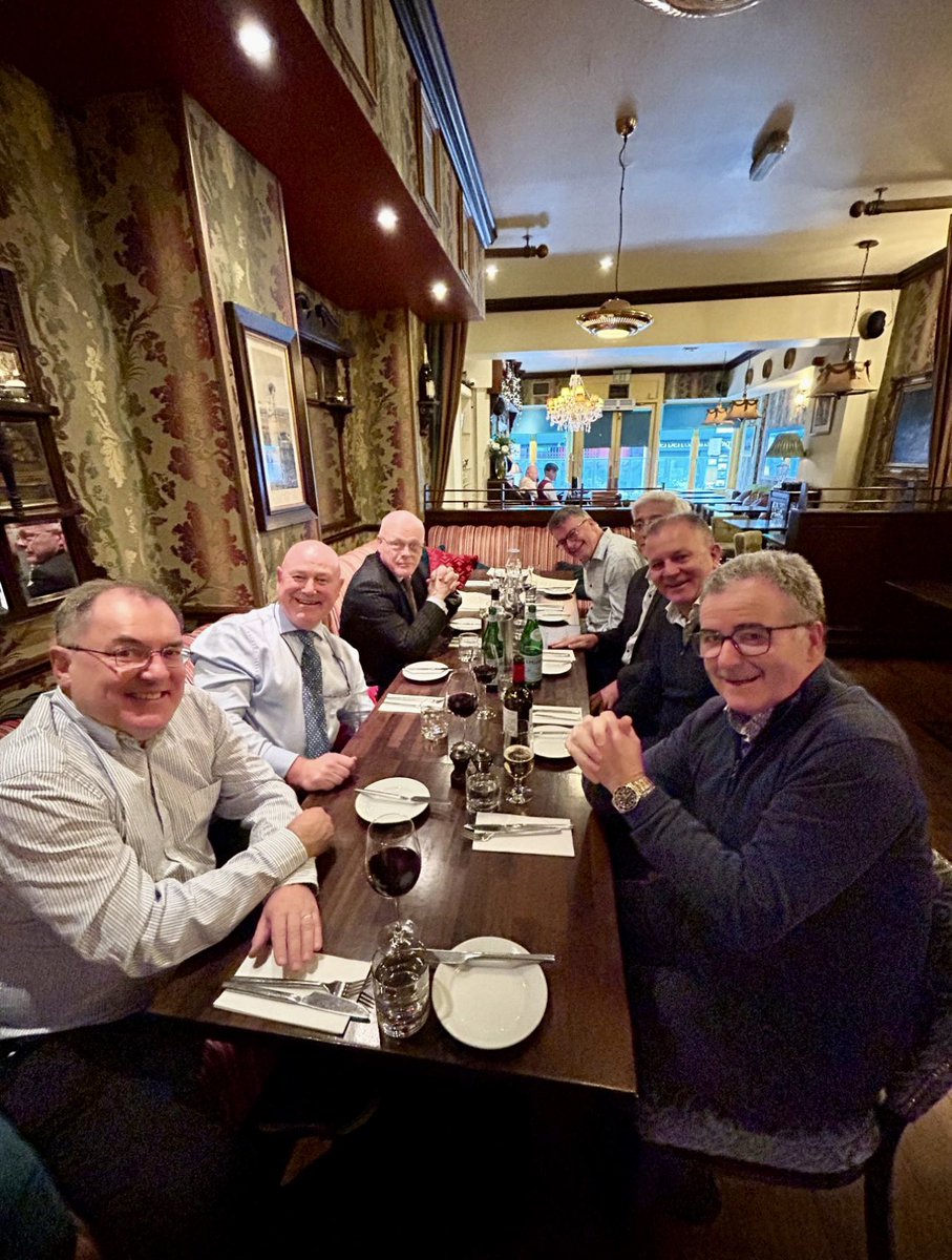 ASR_PPU's tweet photo. A very lively afternoon with a great bunch o’ lads at the first ASR PPU networking lunch….  …new and old friends, it took until nearly bedtime to catch up on decades of news…watch out for news of the next @ASR_PPU event 
@JimmyMulhall https://t.co/oogWwdTTnt