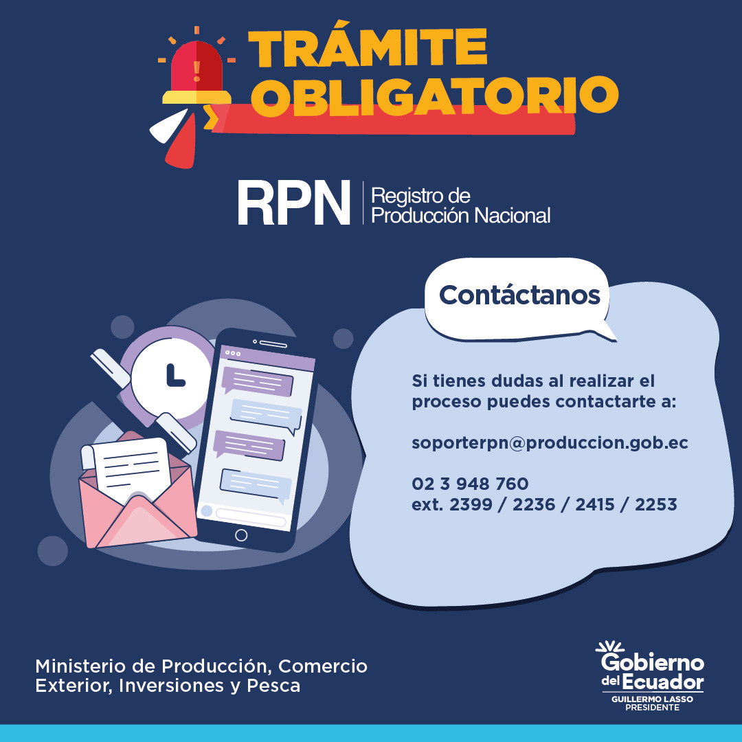 Produccion_Ecu's tweet photo. El Registro de Producción Nacional📰 está dirigido a los productores nacionales🇪🇨 que realicen procesos de manufactura, desarrollen software o generen productos audiovisuales y multimedia.

Recuerda que puedes registrarte hasta el 2⃣3⃣ de noviembre ➡️ https://t.co/76XTojX1KK https://t.co/Gv4d6iD404