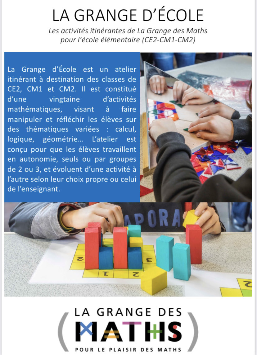 fabienvallier's tweet image. #Planmaths en Isère la-grange-des-maths.fr ⁦@CTorossian_Off⁩
