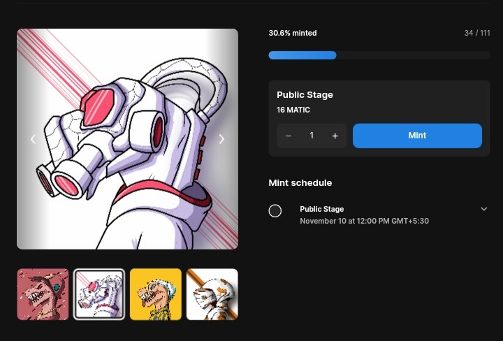 The <a href="/RexRichez/">RexRichez 🦖 ( Drop is Live )</a> Mint is live 🦖

Mint Link here :
opensea.io/collection/rex…

Only 77 Remaining 👀
Floor price 126 Matic Already 🦖

The Roars will be Heared....

#NFTs #NFTCommmunity