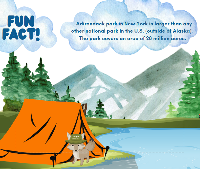 learnatkeystone's tweet photo. Guess what? It's #funfactfriday! Here's a #funfact about a HUGE National Park in #newyork #thekeystoneschool #funfactfriday #onlinelearning #onlineschool #homeschool #homeschooling #learnfromhome #digitaleducation #faq #didyouknow #adirondockpark #camping #nationalpark #newyork https://t.co/oI9rvgZ0Gv