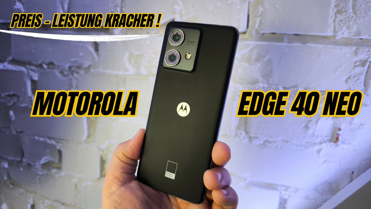 Neues Video ist am Start! 
Das @motorolaDE_AT #edge40neo ist wieder ein Preis Leistungskracher 🔥
⬇️⬇️⬇️
youtu.be/IWsJIuHiEeI