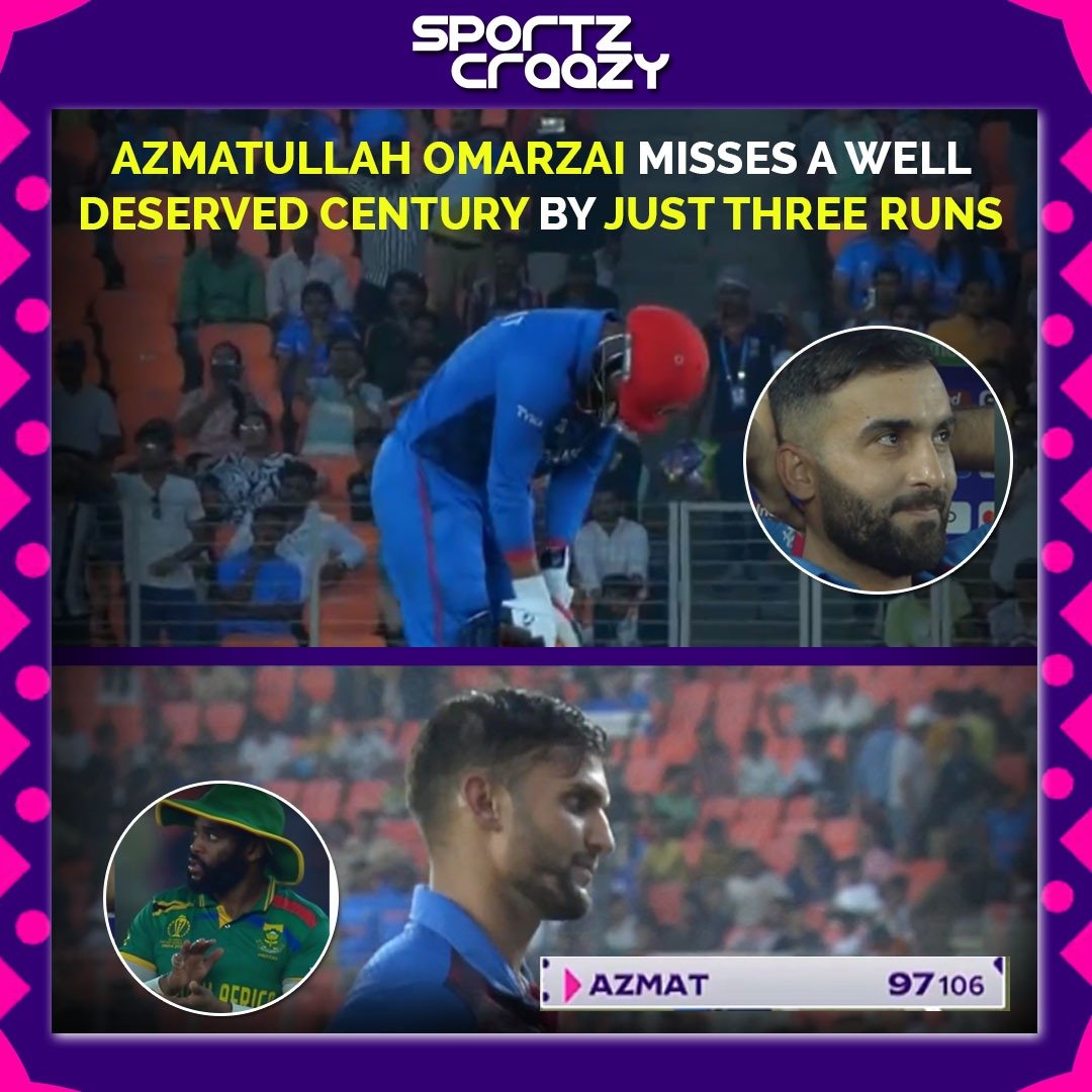 What a knock @azmatullahomarzai9
😍😍

#Cricket #CricketUpdates #AfghanistanCricketTeam #AFGvSA #LungiNgidi #AzmatullahOmarzai #CWC2023
#cwc #cwc2023 #cwc23india #SAvsAFG #AFGvsSA #QuintondeKock #kagisorabada #sportzcraazy