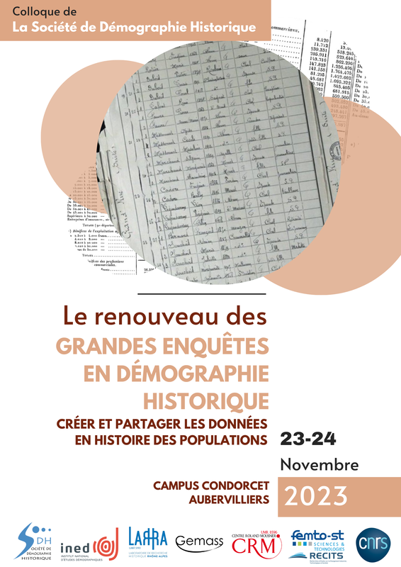 InedFr's tweet photo. | AGENDA | Le renouveau des grandes enquêtes en démographie historique

Créer et partager les données en histoire des populations

Colloque de la Société de Démographie Historique les 23 et 24 novembre

En savoir plus : https://t.co/9KDiHiIr15 https://t.co/xf6NC8CuCE