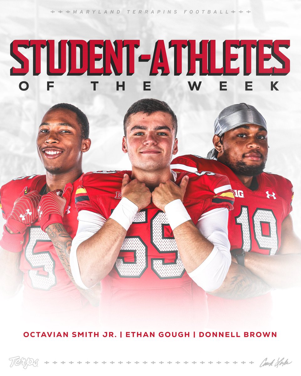 Congrats to our Student-Athletes of the Week! @octaviansmithjr, @EthanGough10, @ayeenell_