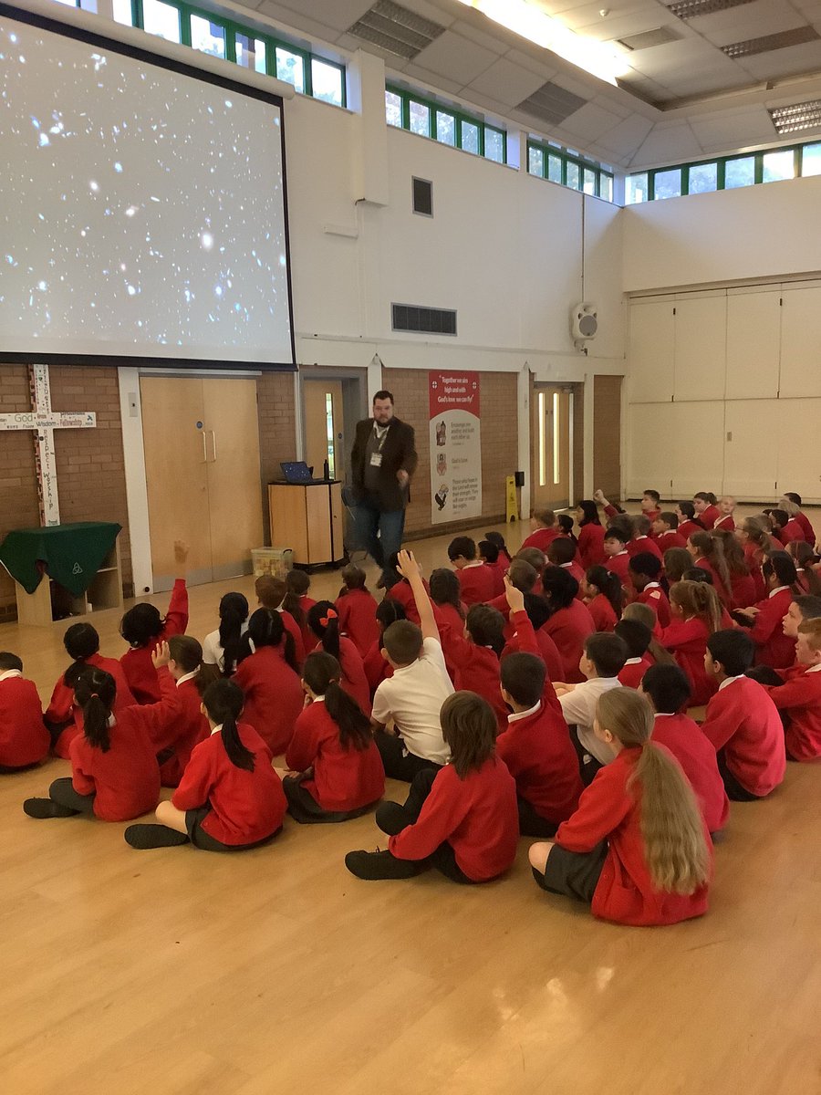 We had a star visitor today! Dr Copperwheat spent the morning with us, teaching us about his work as an astronomer and filling our minds with a galaxy of knowledge. 🌟🪐🌍 #teamstphilips <a href="/StPhilipCEAP/">St Philip Westbrook</a>