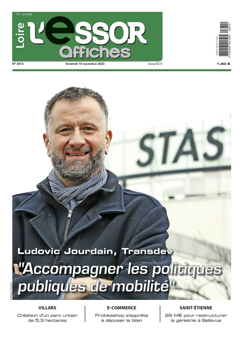 ✅A la Une de L'Essor Loire cette semaine, et avec encore plus d'infos sur lessor42.fr #économie #immobilier #saintetienne #roanne #Sante #industrie