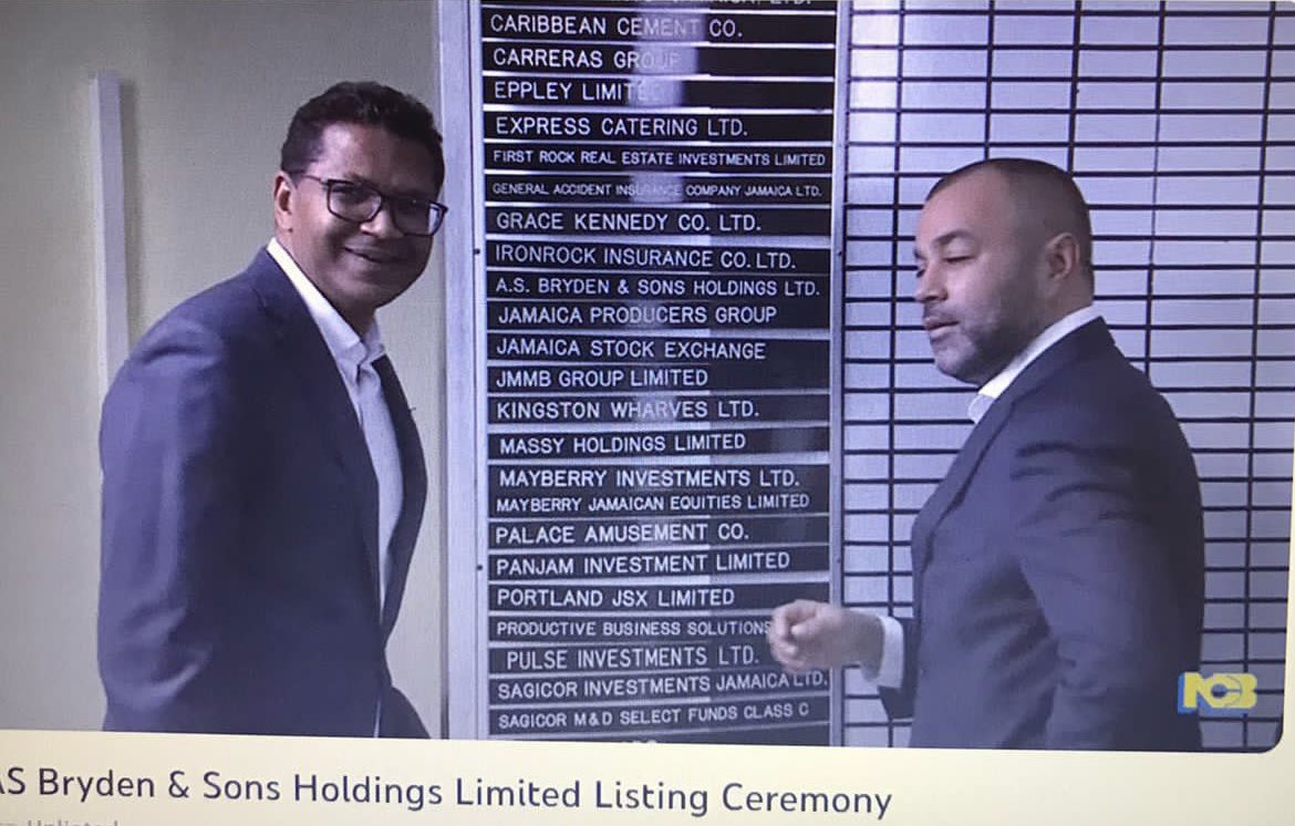 Pivotal moment in Seprod’s history..listing the Brydens Group (ASBH) based in Trinidad & Tobago on the Jamaica Stock Exchange. Regional synergy loading…