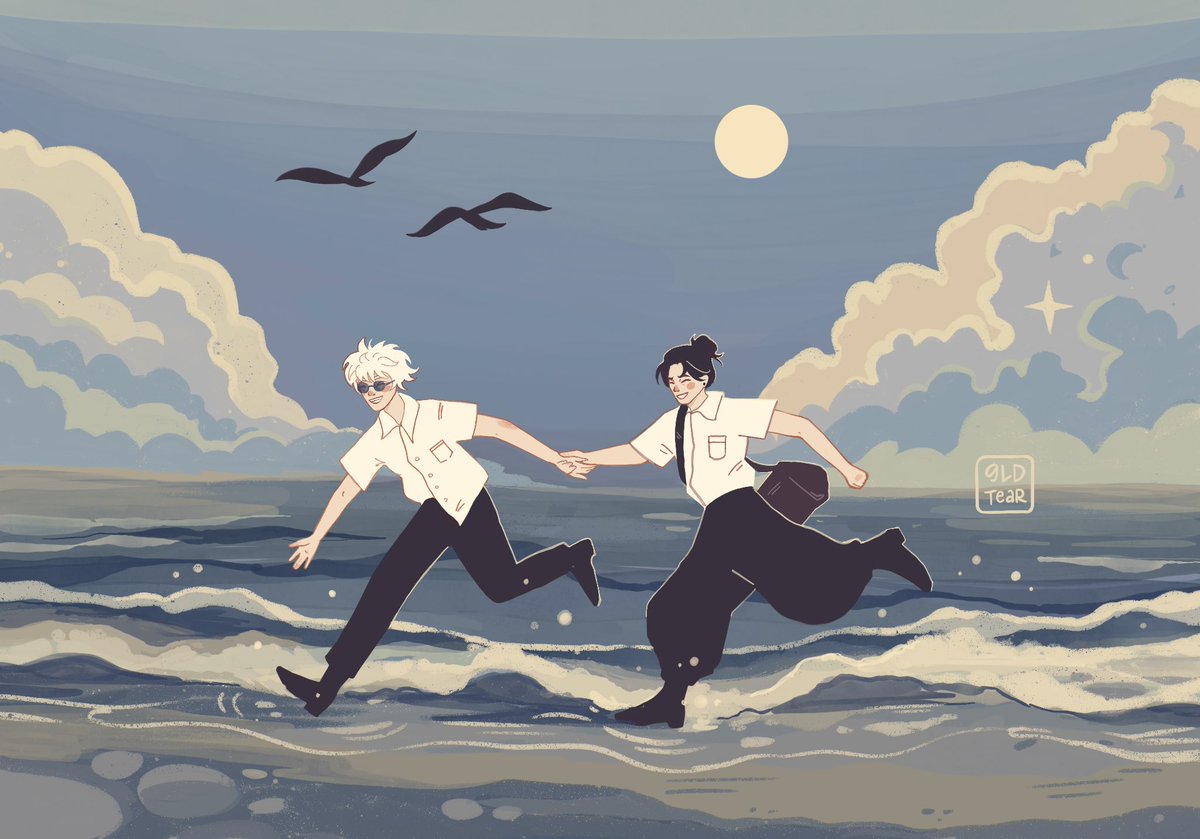 🌖🤍

#satosugu #jujutsukaisen #五夏