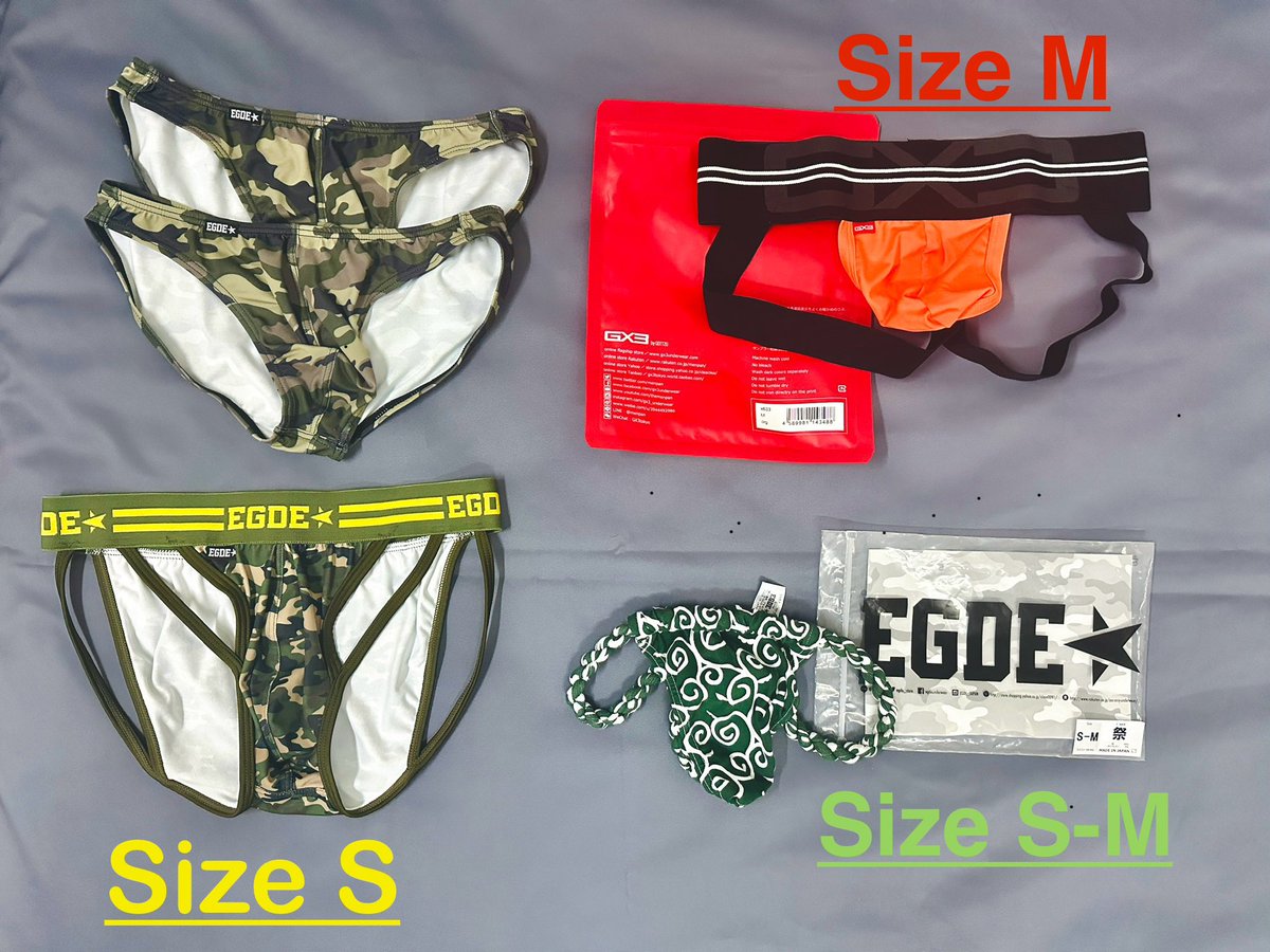 pmunderwears's tweet photo. EGDE และ GX3 สินค้ามีตามที่อยู่ในรูปเลยครับ https://t.co/RGIT6lkTyY