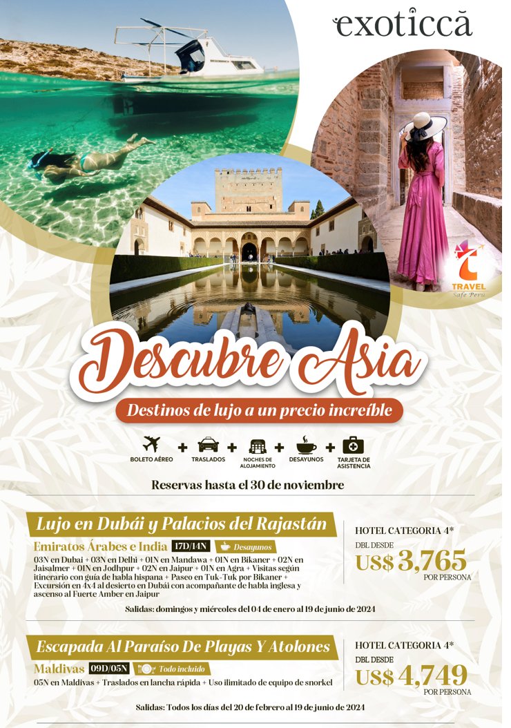 TravelSafePeru's tweet photo. 📩Informes: reservas@travelsafe-peru.com    
☎Central: +51 492-0058    
📱Celular: + 51 980830681   
📲WhatsApp: https://t.co/4SMhc5NDzP    
🌎Visita nuestra página web: https://t.co/UPzfdmrUhR  
#TravelSafePerú #TSP #ViajaconTSP #AgenciadeViajes #Asia https://t.co/plbDlJuiJK
